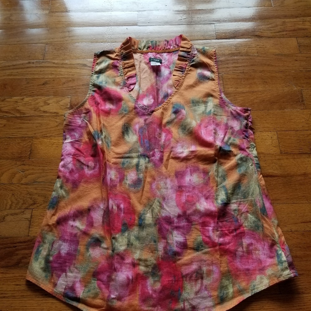 J. Crew Orange Blouse